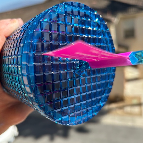 Tim Singleton Pride Rainbow Grid Studded 2023 Starbucks 24oz Cold Cup Tumbler - Picture 6 of 11